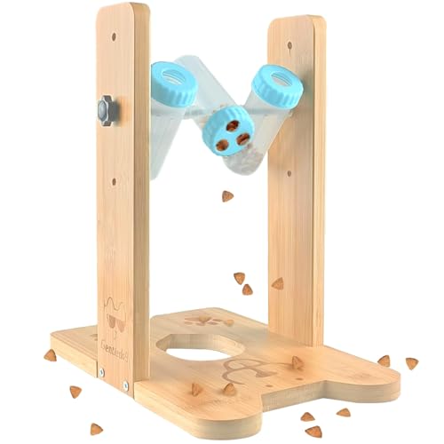 Gentledog Dog Puzzle Toy, Wooden Slow Feeder, Pet Food Treat Feeding Toy,...