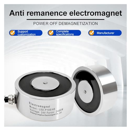 Électro-aimant LSD-P100/40 ventouse étanche IP68 pour levage propre - 6