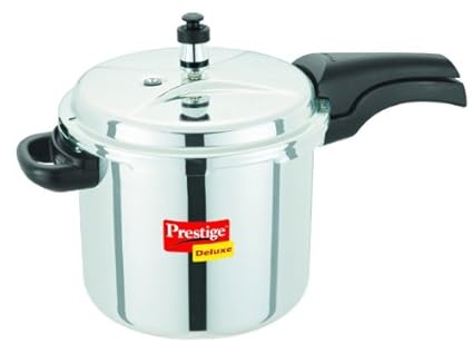 Prestige Deluxe Stainless Steel Cooker, 5.5 litres