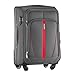 DIAMOND Mittelgroßer Weichschalenkoffer M 24 – Grau, Codura 1200D, 360° Rollen, Zahlenschloss, Erweiterbar, 60–72 L, Leicht & Robust