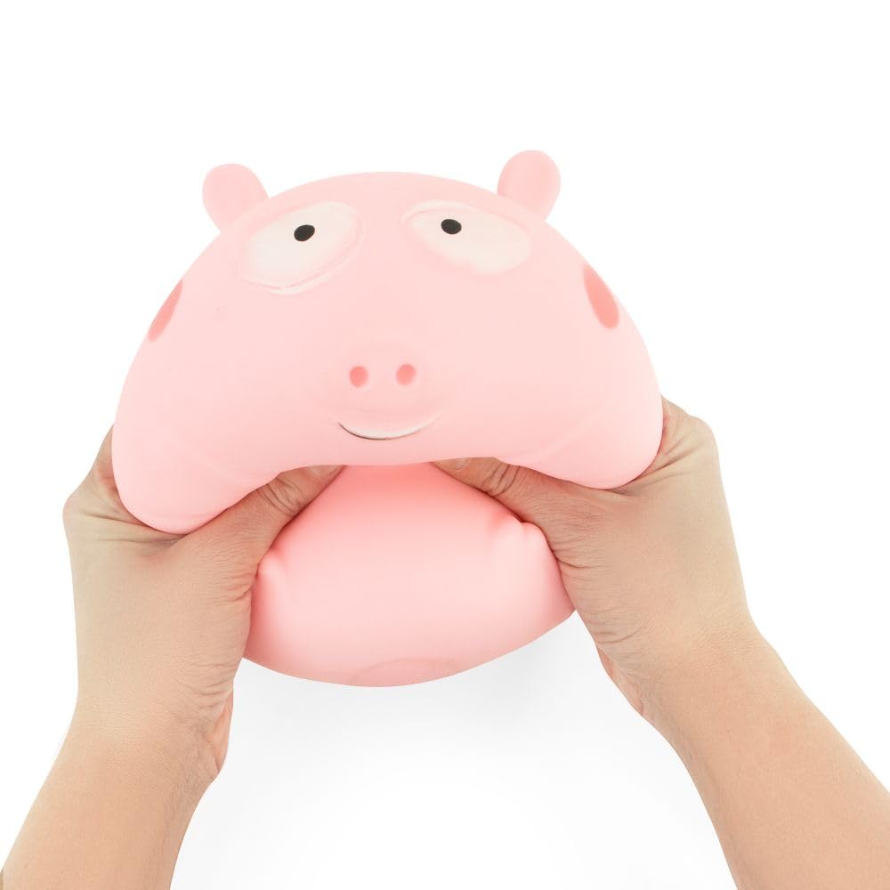 Jumbo Squishy Pig Slow-Rise Sensory Toy - Extra Large Squeeze Stress Toy for Kids & Adults - Soft Foam Fidget - Ages 3+ 13cm - Image 2