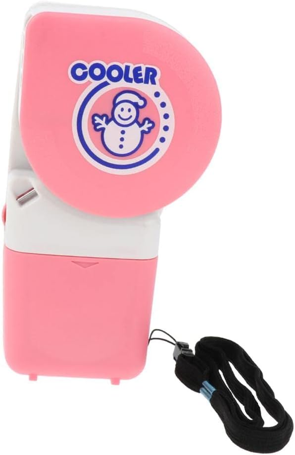 Portable Mini Air Conditioner Fan USB Cooler | Quiet, Portable, and Adjustable | Rechargeable Handheld Fan for Indoor and Outdoor Use - Pink, 70×45×170 mm