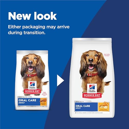 Hill's Science Diet Adult Oral Care Chicken, Rice & Barley Recipe Dry Dog Food 1.81 kg Bag image 5