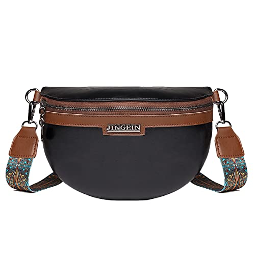 A-QMZL Umhängetasche Damen Klein Crossbody Bag Damen Breiter Gurt...