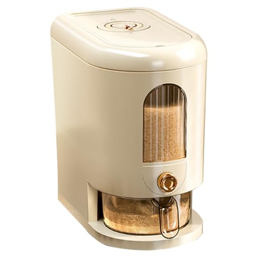 Licsaliwe Distributore di riso 11 libbre, secchio sigillato con tazza di misurazione per farina di soia