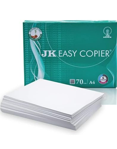 JK Easy Copier Paper | A4 Size | 70 GSM | 500 Sheets | White Pape...