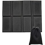 エピオス(Epios) 観戦グッズ 観戦用 クッション 座布団 携帯 便利 超軽量 折り畳み 超 スリム 断熱 ブラック 【サイズ】使用時:33*27*1/収納時:12*14*4㎝(約) 7305