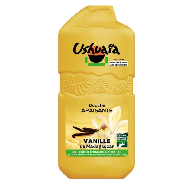 Ushuaïa Douche Apaisante Vanille de Madagascar 280ML