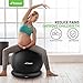 Trideer Exercise Ball Chair with Base & Resistance Bands for Home Gym, Stability Ball Seat for Core Workout and Back Support