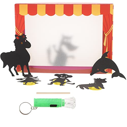 Jojofuny Puppet Show Theater Hand Shadow Puppets Kids Diy Shadow Puppets Toys Educational Handmade Shadow Puppet Show 1 Set #TOP22