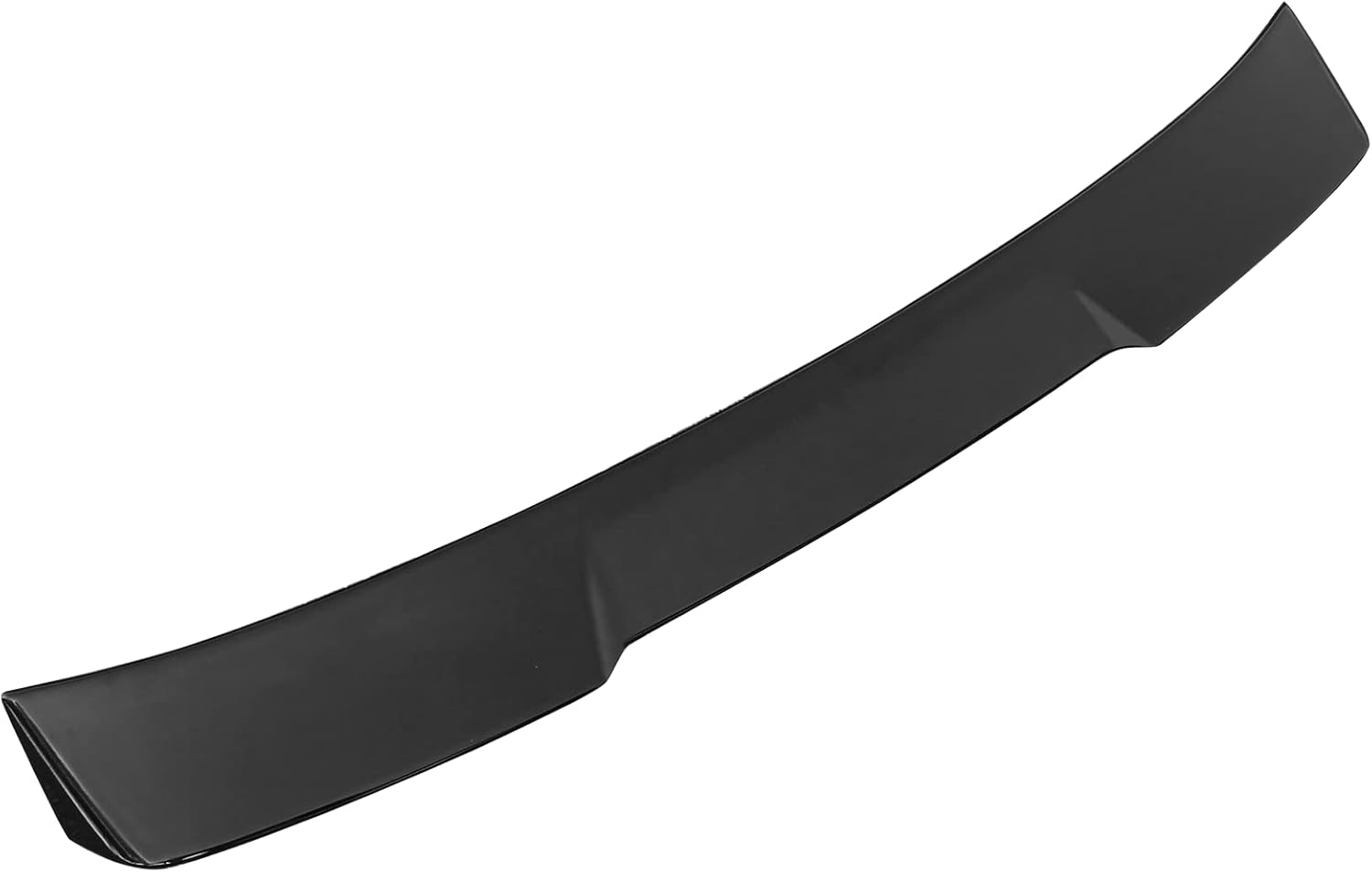 IKON MOTORSPORTS, Roof Spoiler Compatible with 2022-2026 Honda Civic 11th Gen 4-Door Sedan, IKON Style Matte Black Rear Window Visor Spoiler Wing ABS Plastic