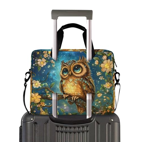 Maletín para laptop ALAZA Owl Cherry 13-15.6 pulg miniatura 3