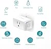 Kasa Smart Plug HS103P4, Enchufe Wi-Fi compatible con Alexa, Echo, Google Home e IFTTT, sin necesidad de hub, control remoto, 15 Amp, certificado UL, paquete de 4, blanco | Compatible con Echo, Google Home, sin hub, 15 Amp, certificado UL, control remoto 4