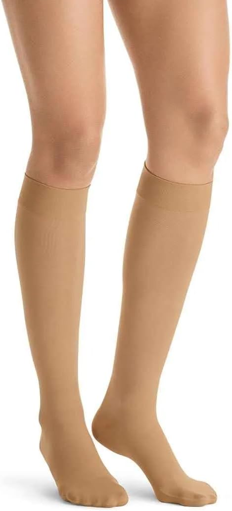 BSN Medical 115510 JOBST Compression Hose, Thigh High, 15-20 mmHg, Closed Toe, Large, Natural
