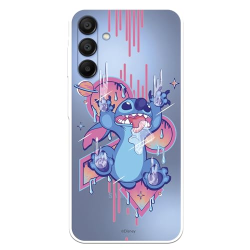 Coque compatible avec Samsung Galaxy A15 5G avec graphique officiel Disney Stitch pour protéger votre téléphone portable Coque flexible transparente en...