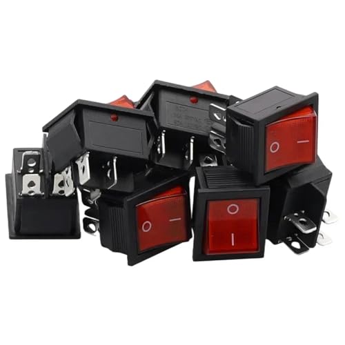 Interruptor KCD4 de alta resistencia térmica T85 y cuatro terminales estables para uso continuo