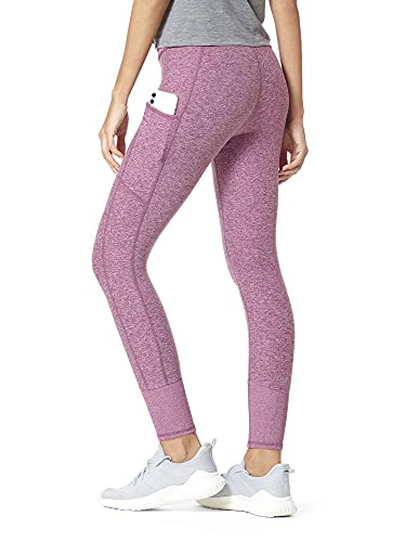 HUE Women’s Active Legging with Wide Waistband and Cell Phone Pocket2