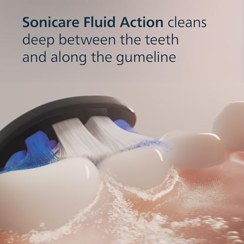 Philips Sonicare S2 Sensitive - Genuine Replacement Electric Toothbrush Heads, Black, 3 Pack, HX6053/95 - 4
