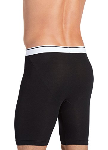 Jockey Men's Underwear Pouch Midway Brief - 2 Pack, Black, l3