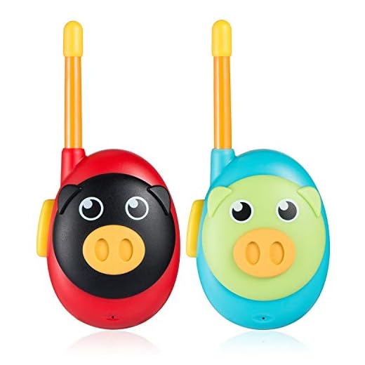 Barn Walkie Talkies, Jaybest 2 st tvåvägskommunikation brett utbud walkie talkies för utomhusäventyr, camping, vandring födelsedag och julklapp för 3-12 år pojkar flickor