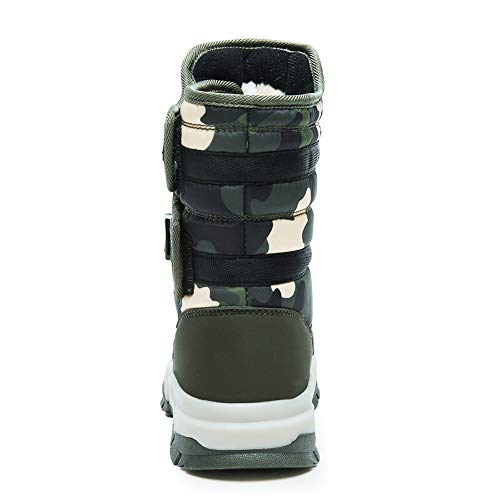 image for GUBARUN Boys Snow Boots Winter Waterproof Slip Resistant Cold Weather 