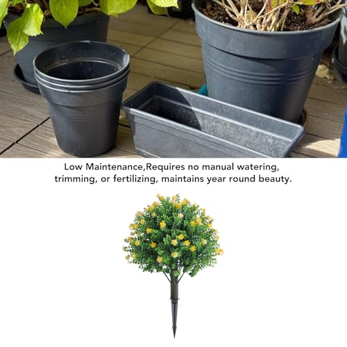 Plantes d'eucalyptus artificielles avec pointe : verdure sans entretien