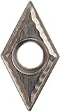 Cobra Carbide 40460 Solid Carbide Turning Insert, C520 Grade, Uncoated (Bright) Finish, DCMT Style, CM Chipbreaker, DCMT 32.51, 5/32