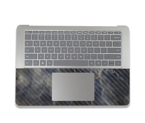 Image of MightySkins Carbon Fiber Skin Compatible with Microsoft Surface Laptop Studio 2 (2023) Full Wrap Kit - Stormy Marble | Protective, Durable Textured Carbon Fiber Finish | Made in The USA