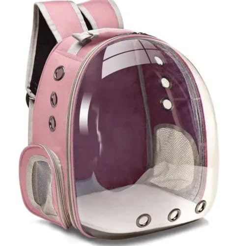 Mochila para mascotas transpirable con burbuja transparente para cachorro 2