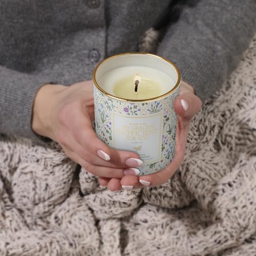 Image of Christian Art Gifts Grace is Sufficient Scented Candle: Soy Wax