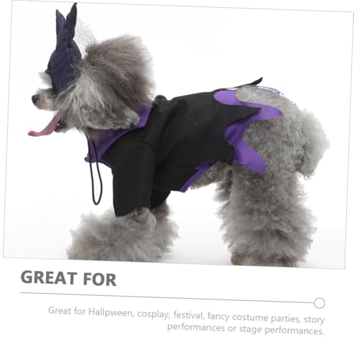 Disfraz para perro estilo bruja talla XL miniatura 5