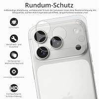 GIOPUEY Kameraschutz für iPhone 18 Pro Max, Kamera‑Ausschnitt – Ansicht 6