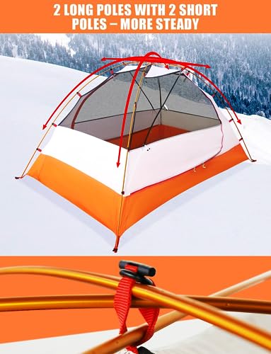 Carpa Ultraligera para Mochileros AYAMAYA 2 Personas miniatura 3