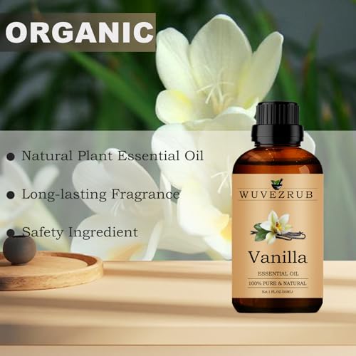Vanilla Essential Oils Organic, 30ML Pure and Natural Vanilla Essential Oil for Aromatherapy Diffuser - Vanilla /1 Fl Oz - Image 3