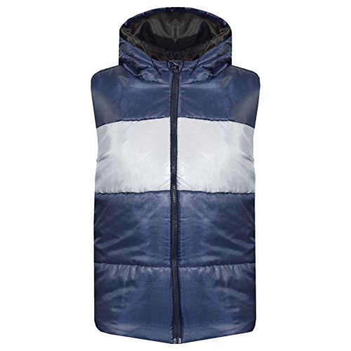 A2Z 4 Kids Chaleco Acolchado Con Paneles En Contraste - Gilet Contrast Panel 509 Navy 7-8