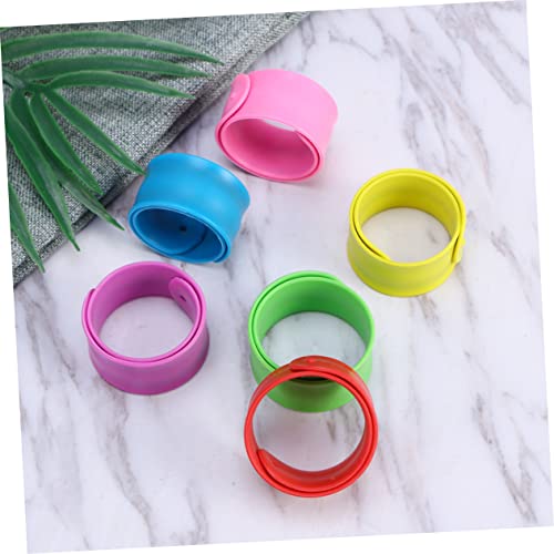 Bracelet slap arc-en-ciel en silicone : lot de 24 pièces souples et résistantes - 5