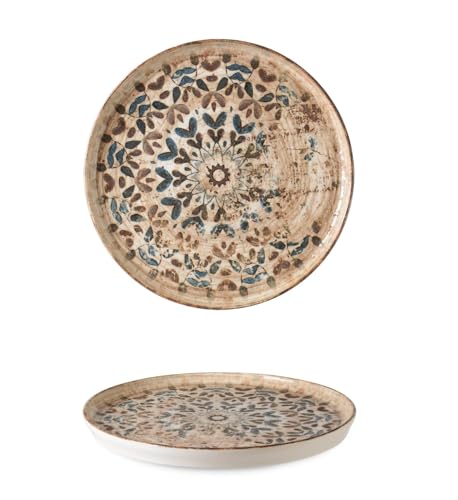 Rinart Desert Plate - Aztec - Porcelain - 17 cm - set of 6