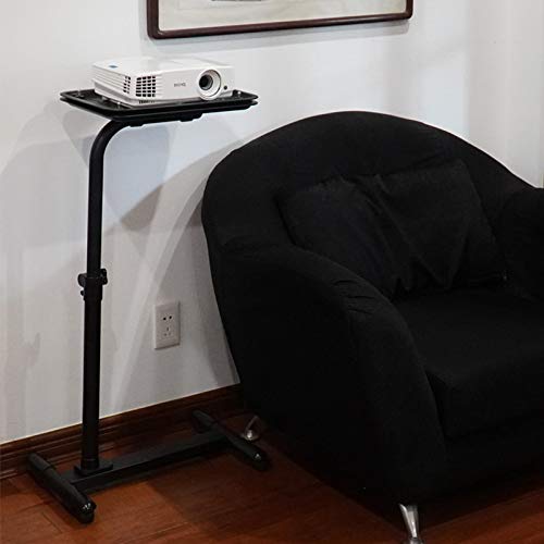 Soporte móvil ajustable para proyector 45x35cm negro miniatura 6
