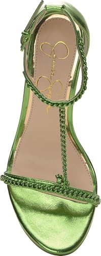 Image of Jessica Simpson Women's Qiven T-Strap High Heel Sandal with Chain Detail