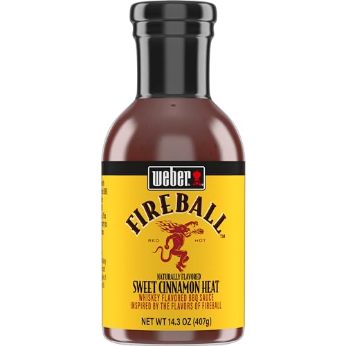 Weber Fireball Whiskey Flavored BBQ Sauce, 14.3 oz