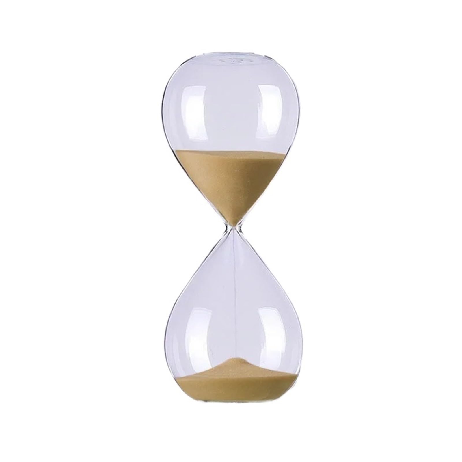Hourglass Sand, Hourglass Sand Timer Glass Home Decor Desktop Ornament(Brown)