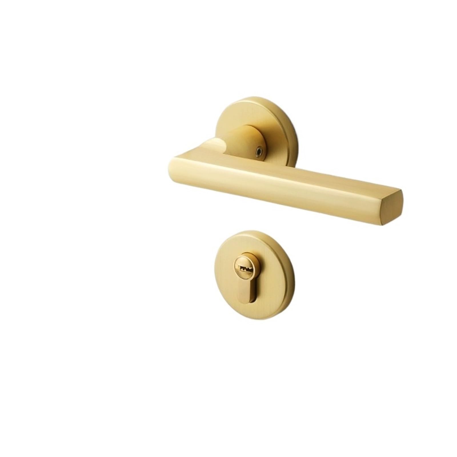 Poignée de porte de luxe avec serrure intérieure magnétique silencieuse