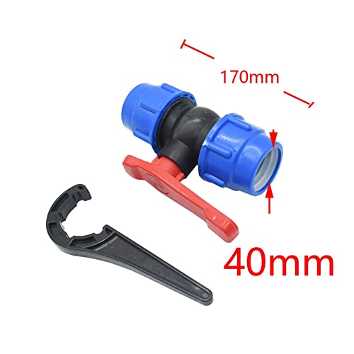Vanne à bille PVC 40mm haute pression et température extrême