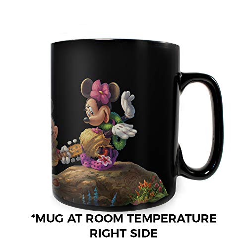 Morphing Mugs Disney – Mickey And Minnie In Hawaii Heat Sensitive Clue Mug – Full Image Revealed When Hot Liquid Is Added - 16Oz Large Drinkware #TOP7