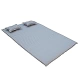GEERTOP 2-Person Self-Inflating Camp Pad Mat Mattress with Pillows for Camping, Backpacking, Tents - Jeanette PVC