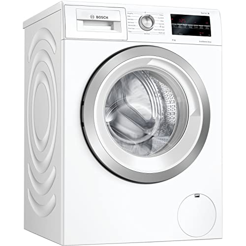 Bosch WAU28T64GB Washing Machine 9kg Capacity, AllergyPlus, SpeedPerfect, 1400rpm spin, White, Serie 6, Freestanding