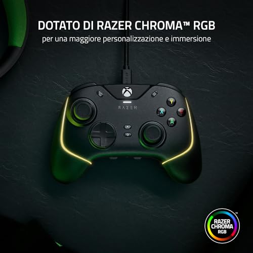 Wolverine V2 Chroma - Controller cablato Xbox Series X|S completamente personalizzabile con illuminazione RGB (6 pulsanti multifunzione, modalità Hair Trigger) Nero - Controller - Immagine 8