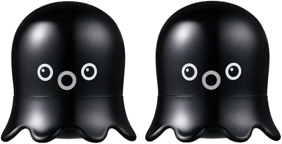 TONYMOLY Tako Pore Blackhead Scrub Stick Duo Set – Deep Pore Charcoal Exfoliator for Nose &amp; T-Zone, Solid Stick with Marine Extracts, Tea Tree Oil &amp; Cellulose Beads (2 Count)