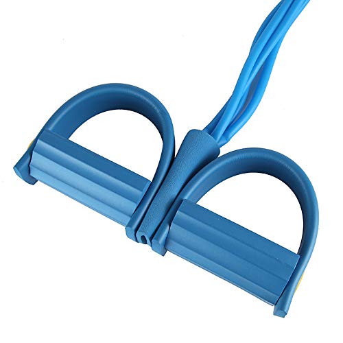 Upgraded Version Of 4-Tube Pedal Resistance Band, Multifunctional Pull Rope Fitness Equipment, Suitable For Abdominal, Waist, Arm/Leg Stretching, Yoga Stretching And Body Shaping Training. #TOP2