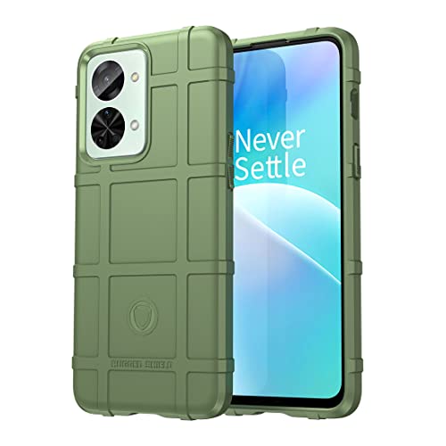 BRAND SET Funda para OnePlus Nord 2T 5G, Cárcasa Silicona Suave Durable TPU Antigolpes Bumper Protector Case Cover para OnePlus Nord 2T 5G-Verde Cover